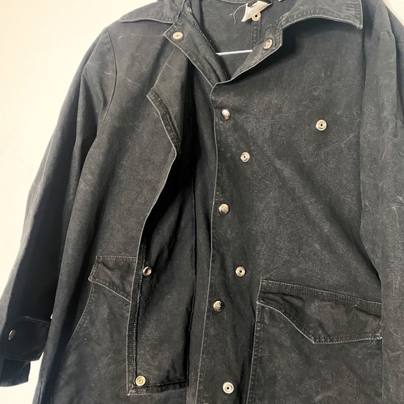 Vintage Circle J Originals Western Cowboy Trench Coat Duster Designs by Renzie - Picture 3 of 8